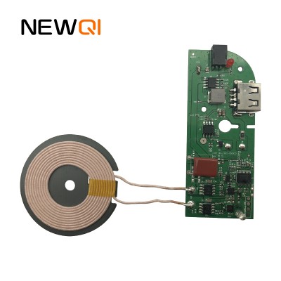 NEWQI 10W wireless charging module for lamp